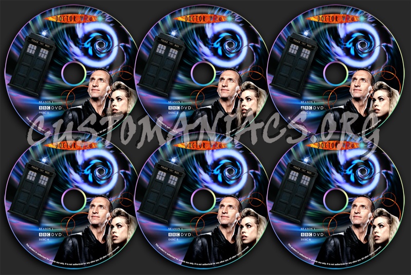 Doctor Who - Series 1 dvd label
