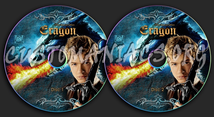 Eragon dvd label