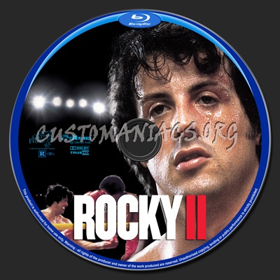 Rocky II blu-ray label