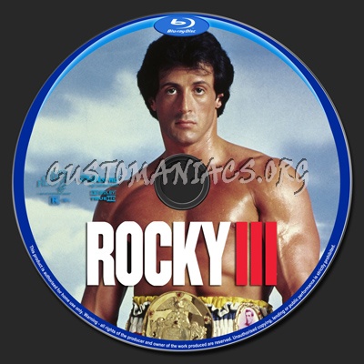 Rocky III blu-ray label
