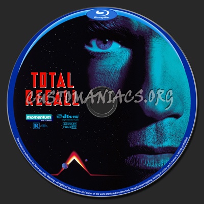 Total Recall blu-ray label