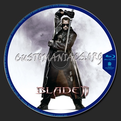 Blade 2 blu-ray label