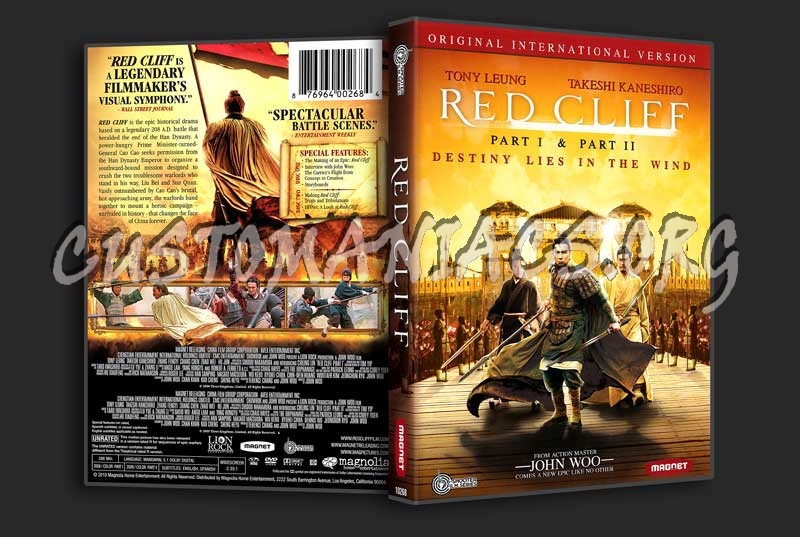 Red Cliff (international version) dvd cover