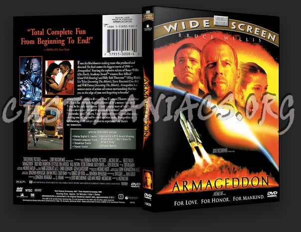 Armageddon dvd cover