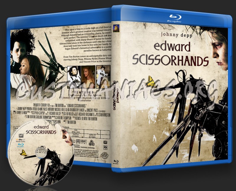 Edward Scissorhands blu-ray cover