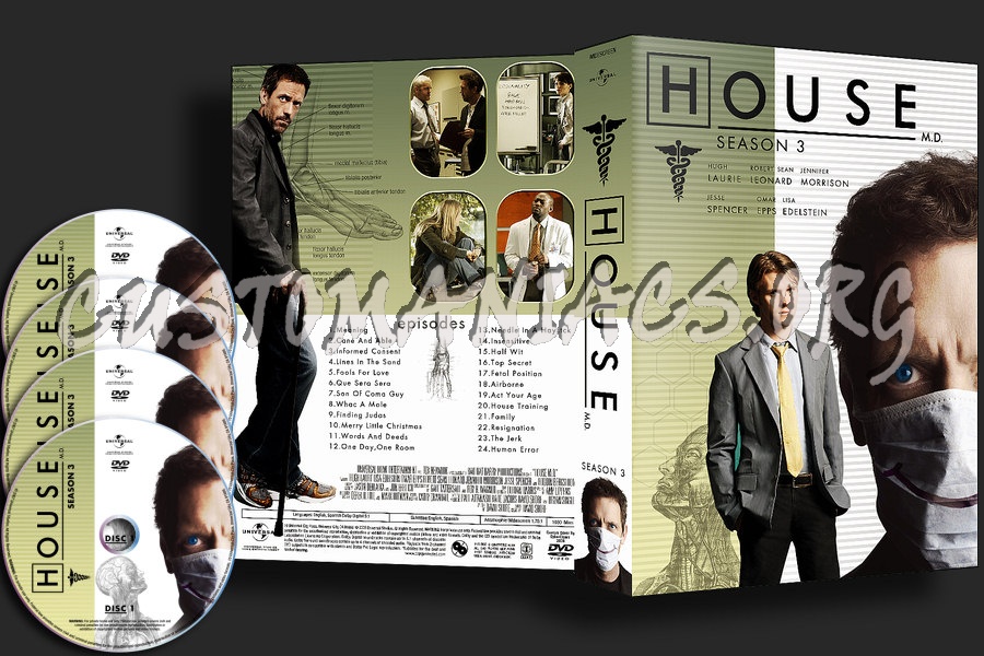 House Season 3 dvd cover
