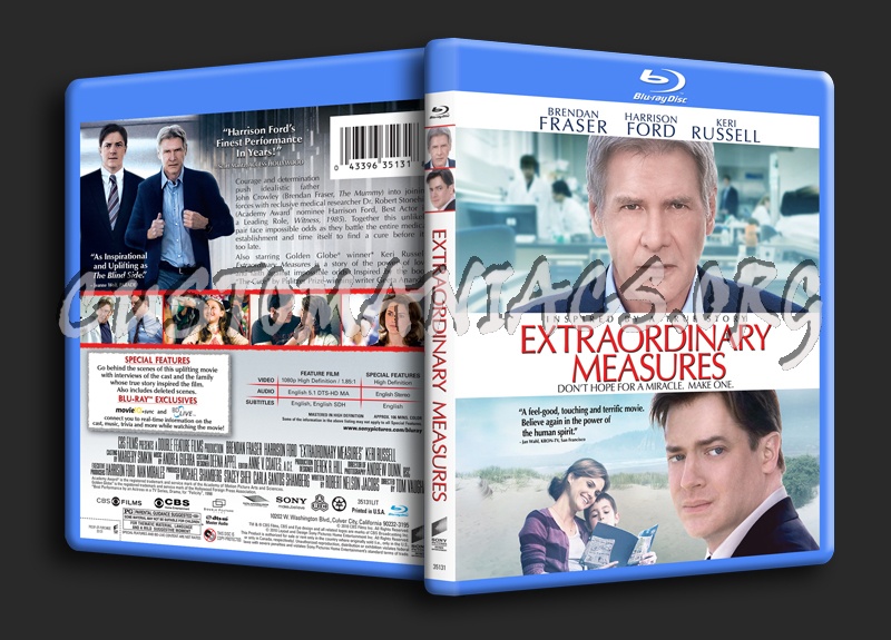 Extraordinary Measures blu-ray cover
