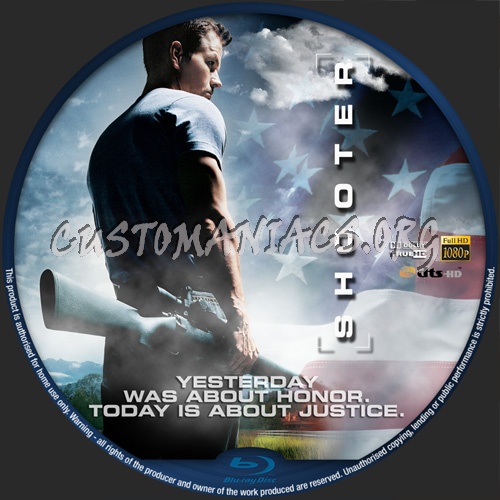 Shooter blu-ray label
