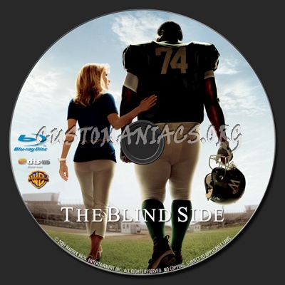 The Blind Side blu-ray label