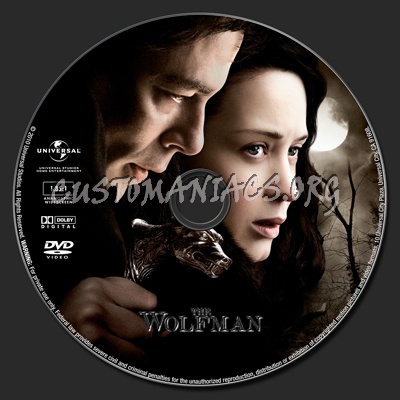 The Wolfman dvd label