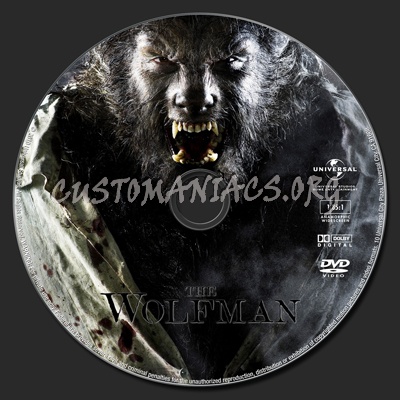 The Wolfman dvd label