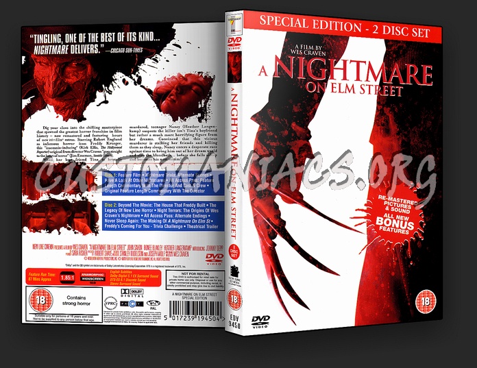 A Nightmare On Elm St. (Version 2) dvd cover