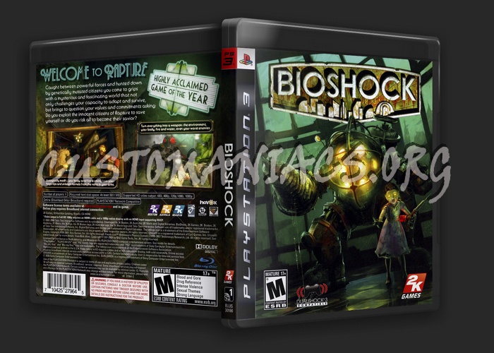 Bioshock dvd cover