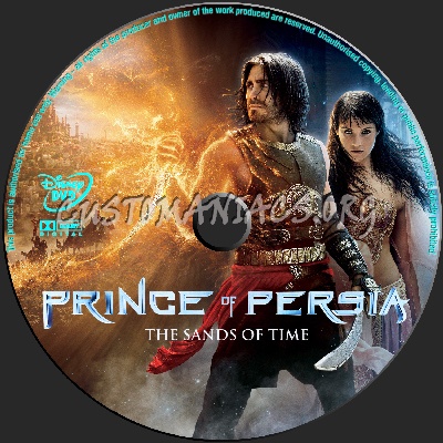 Prince of Persia dvd label
