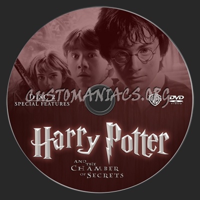 Harry Potter and the Chamber of Secrets dvd label