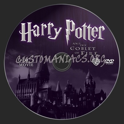 Harry Potter and the Goblet of Fire dvd label