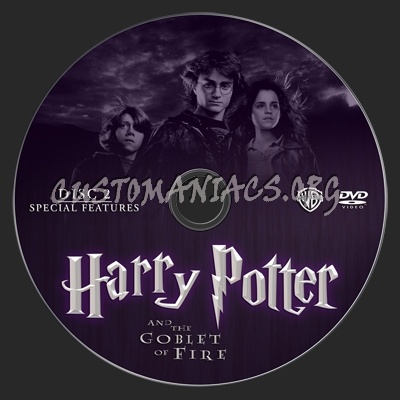 Harry Potter and the Goblet of Fire dvd label
