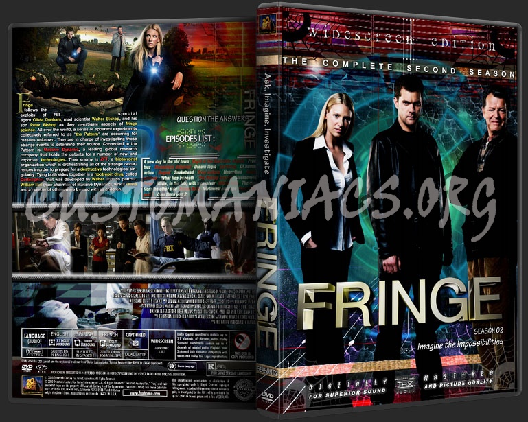 Fringe Season 2 dvd cover