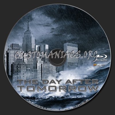 The Day After Tomorrow blu-ray label