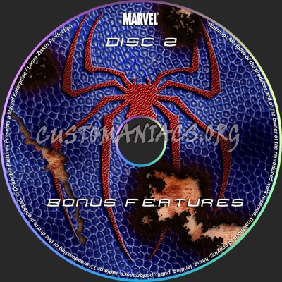 Spiderman 2 Disc 2 dvd cover