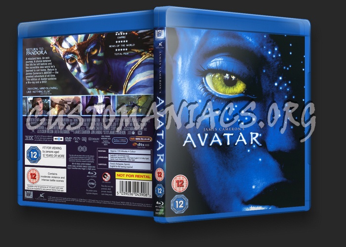 Avatar blu-ray cover