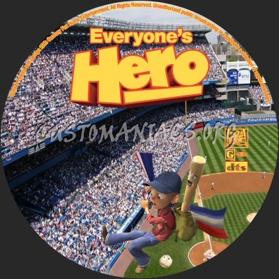 Everyone's Hero dvd label