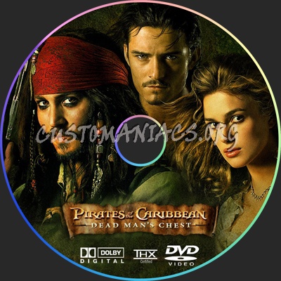 Pirates of the Caribbean 2  Dead man's Chest dvd label