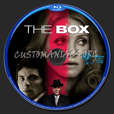 The Box blu-ray label