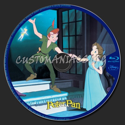 Peter Pan blu-ray label