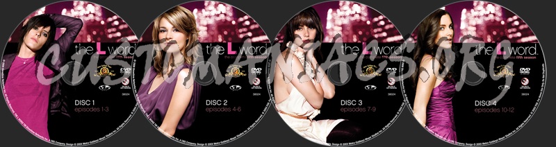 The L Word Season 5 dvd label
