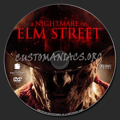 A Nightmare on Elm Street (2010) dvd label