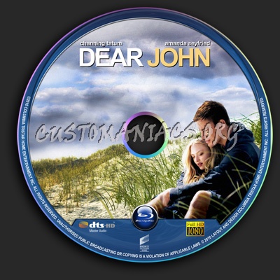 Dear John blu-ray label