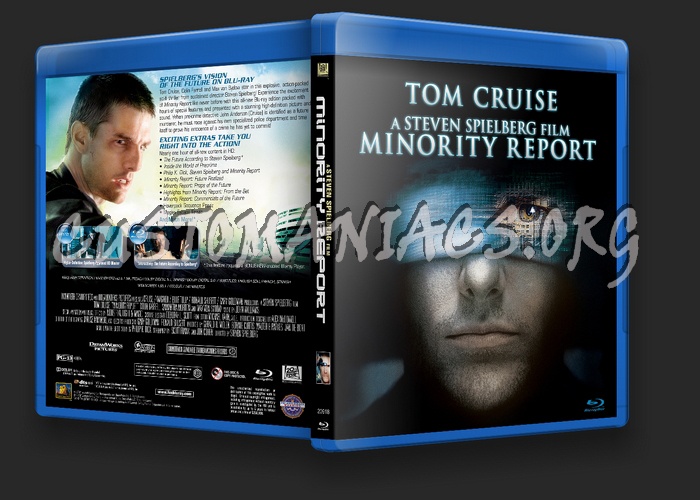 Minority Report blu-ray cover