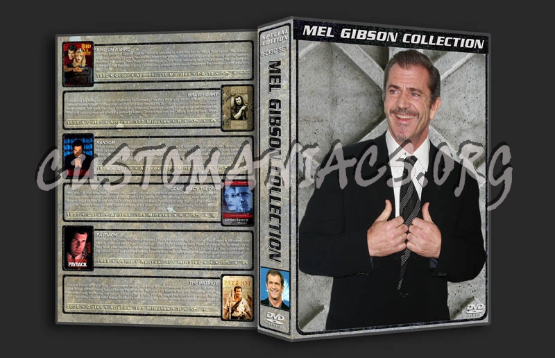 Mel Gibson Collection dvd cover