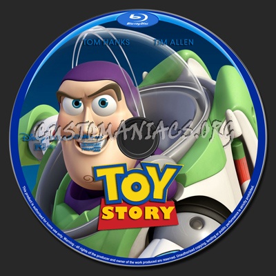 Toy Story 1 blu-ray label
