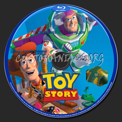 Toy Story 1 blu-ray label