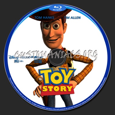 Toy Story 1 blu-ray label