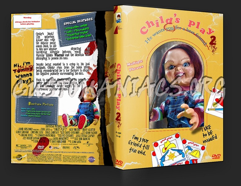 Child's Play 2 dvd cover