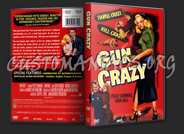 Gun Crazy dvd cover