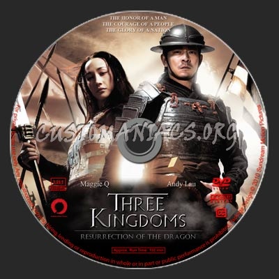 Three Kingdoms Resurrection of the Dragon dvd label