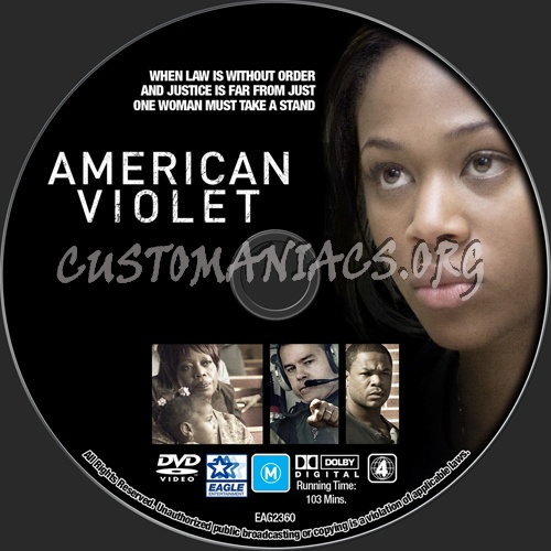 American Violet dvd label