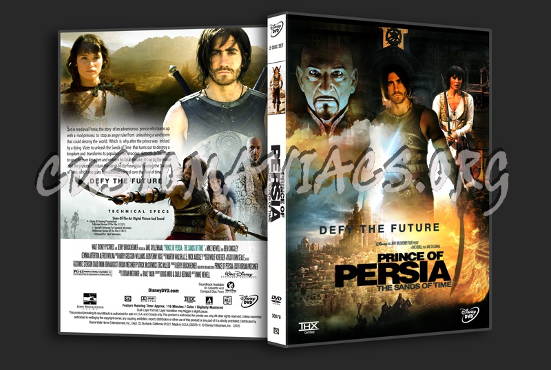 Prince of Persia: The Sands of Time dvd cover