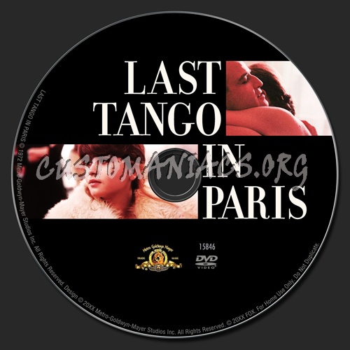 Last Tango in Paris dvd label