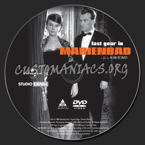 Last Year in Marienbad dvd label