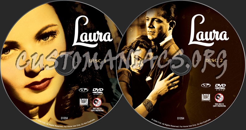 Laura dvd label