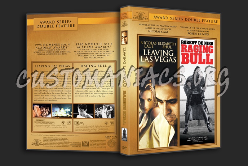 Leaving Las Vegas / Raging Bull dvd cover