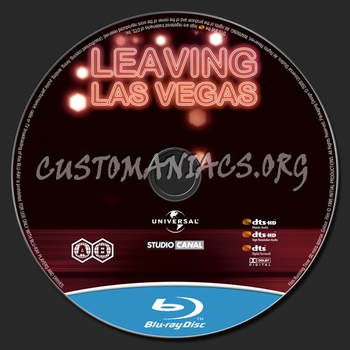 Leaving Las Vegas blu-ray label