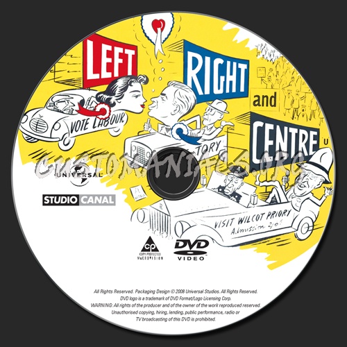 Left Right and Center dvd label