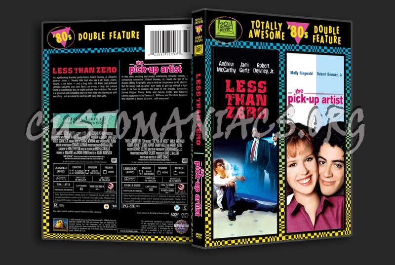 Less then Zero / The Pick-Up Artist dvd cover