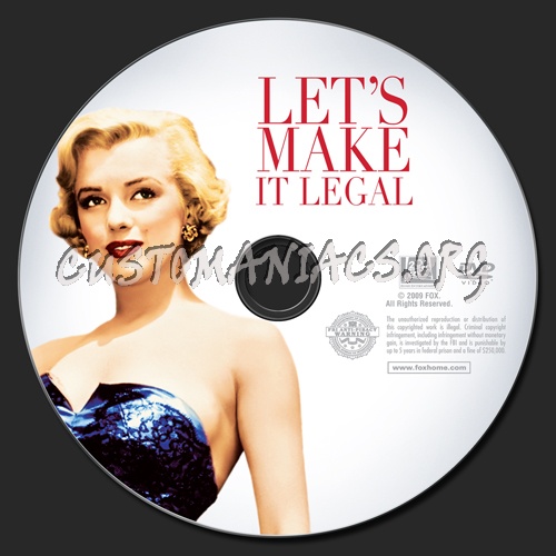 Let's Make it Legal dvd label